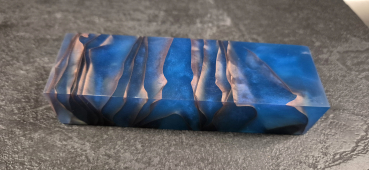 Preview: Blue Copper Mesh Stripes 